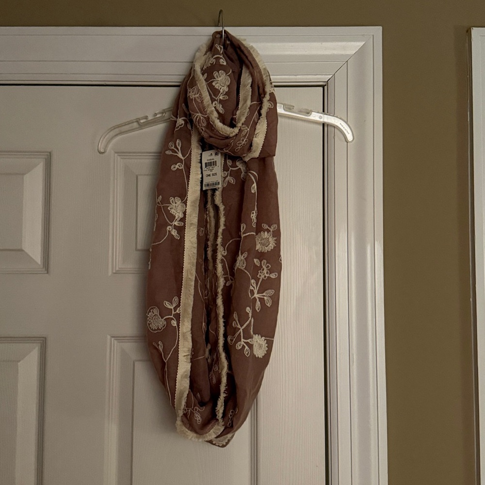 INC International Concepts Pink Floral Scarf